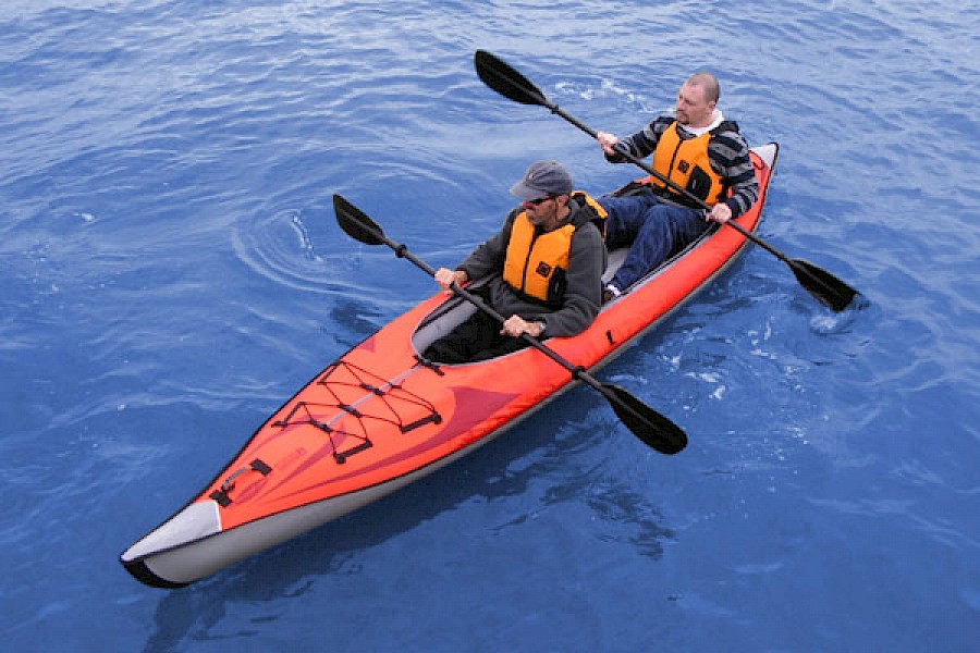 Advanced Elements AE1007-R AdvancedFrame Convertible Inflatable Kayak-best modular kayak