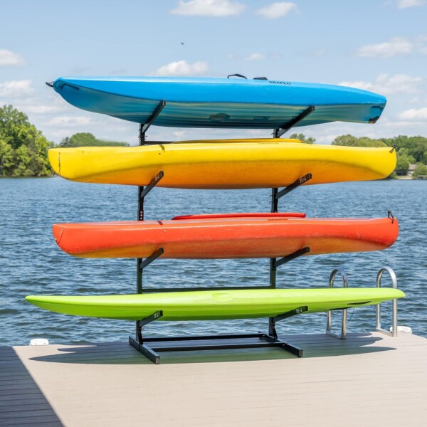 Outdoor Kayak Storage Ideas - Freestanding Racks for kayak