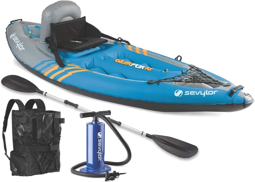 Sevylor QuickPak K1 1-Person Inflatable Kayak-best inflatable kayaks