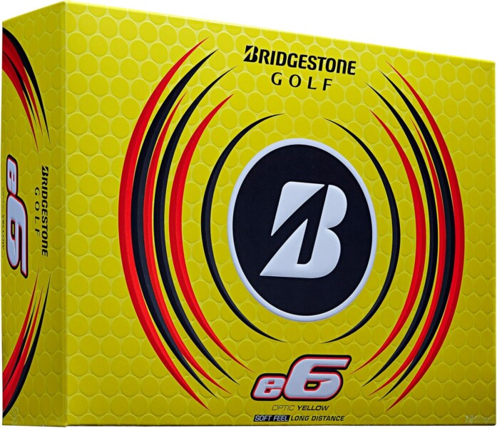 Bridgestone 2023 e6 White Golf Ball-Dozen-best budget golf balls