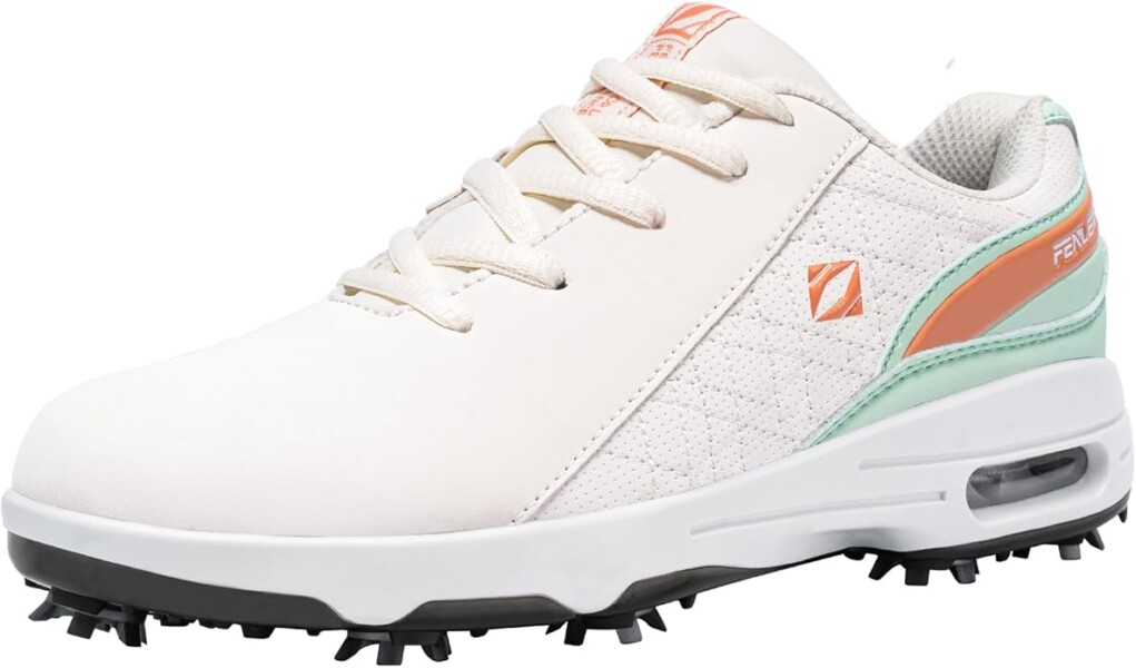 FENLERN Women's Golf Shoes Spiked Water-best womens golf shoes