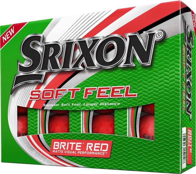 Srixon Soft Feel 12 Brite Red-best budget golf balls