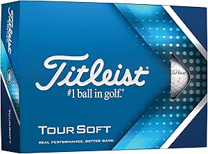 Titleist Tour Soft Golf Balls (One Dozen)-best budget golf balls